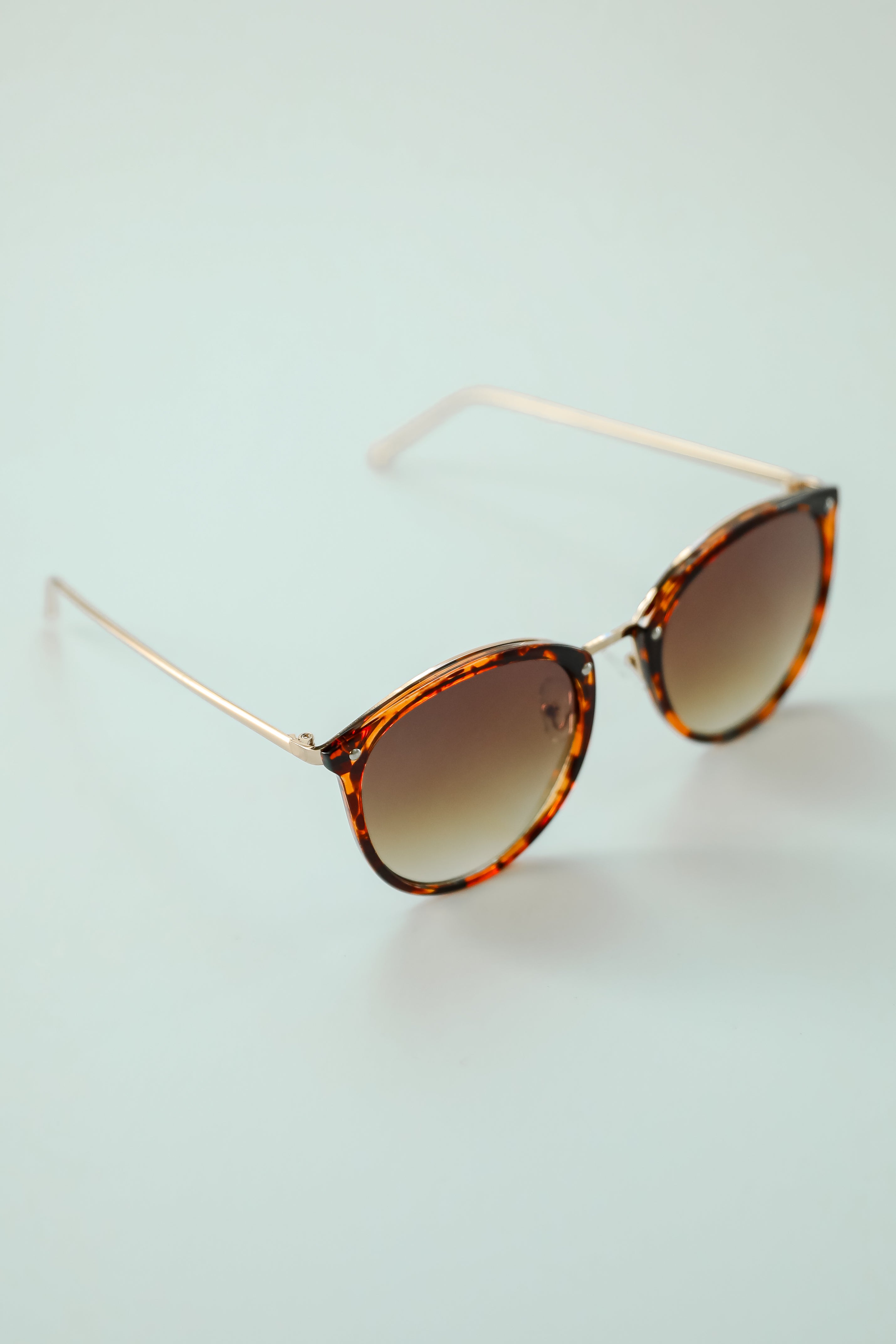 Key Largo Tortoise Round Sunglasses