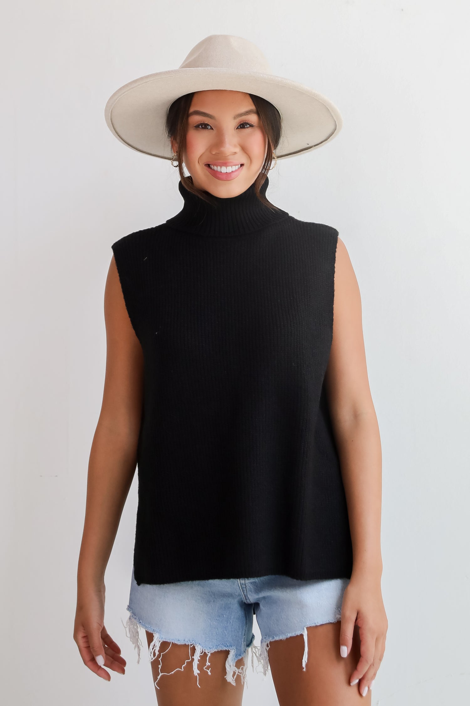 Sophisticated Ways Turtleneck Sweater Top