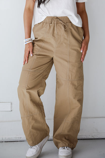 tan utility pants