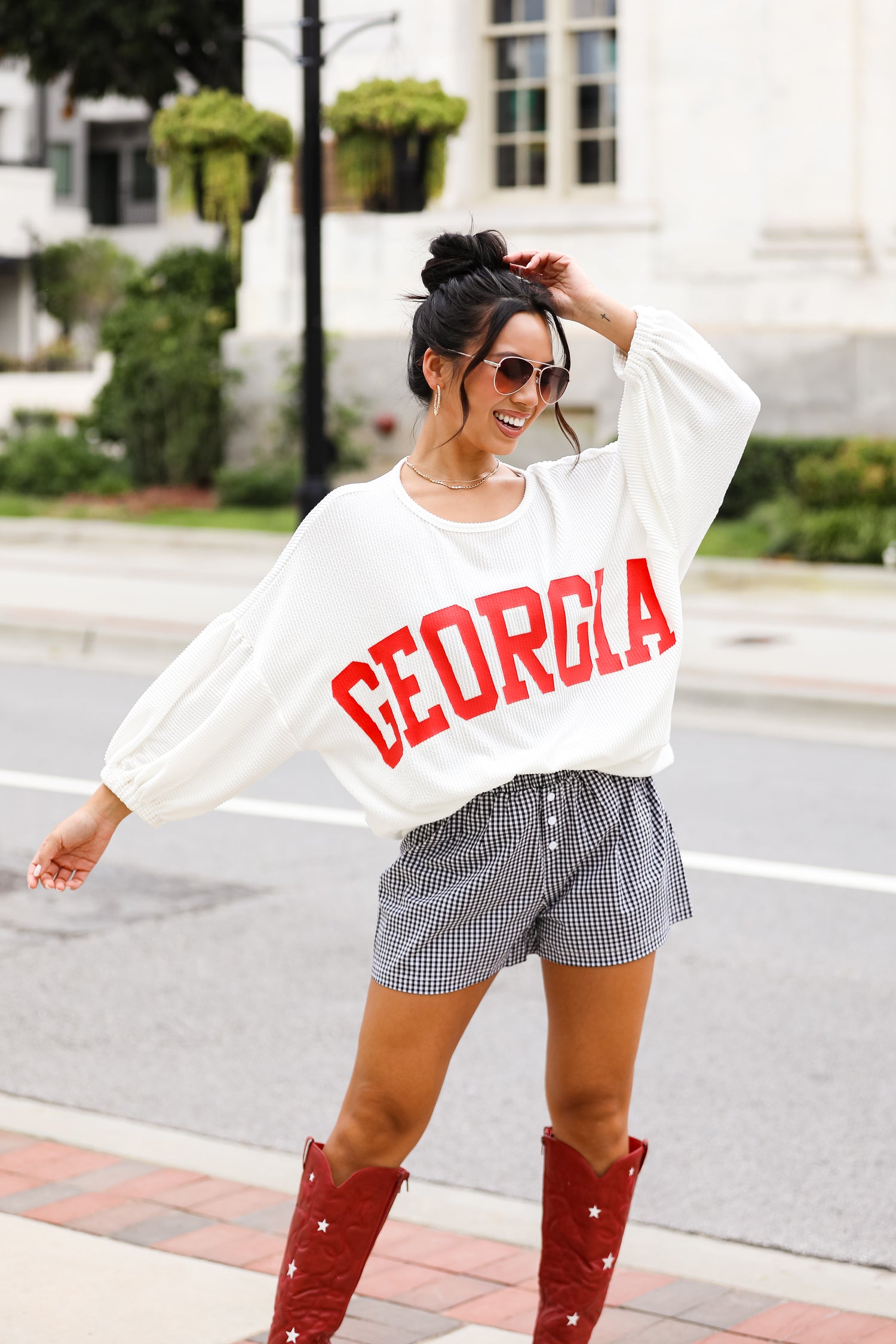 Georgia Corded Pullover