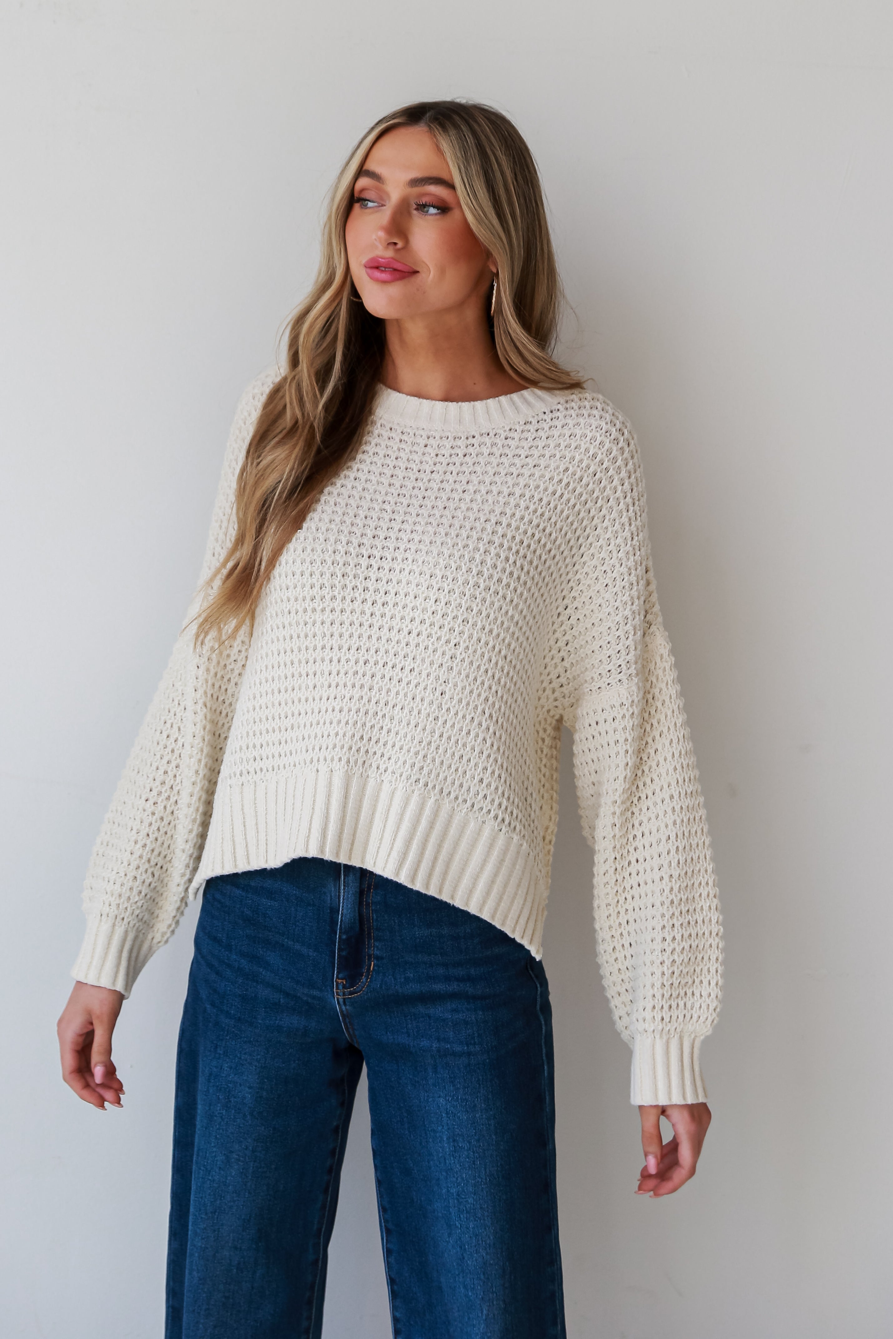 cozy Ivory Oversized Sweater