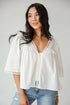 Incredible Love White Ruffle Blouse