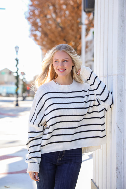 Sweetest Comfort Striped Sweater