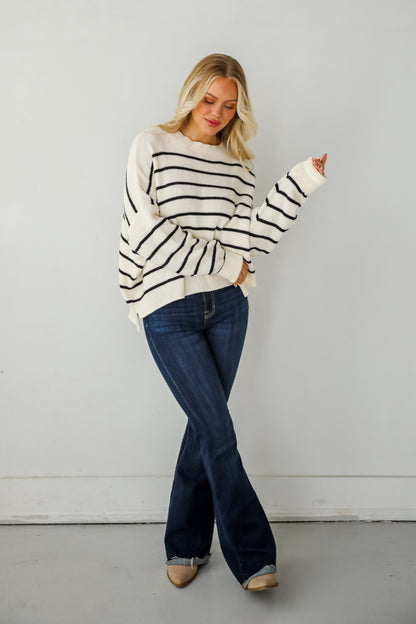 Sweetest Comfort Striped Sweater