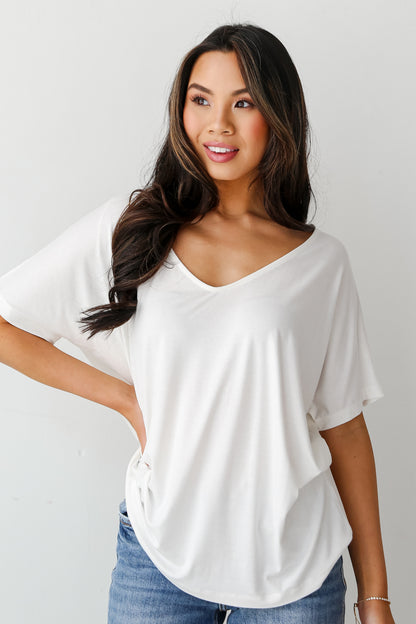 basic White Tee