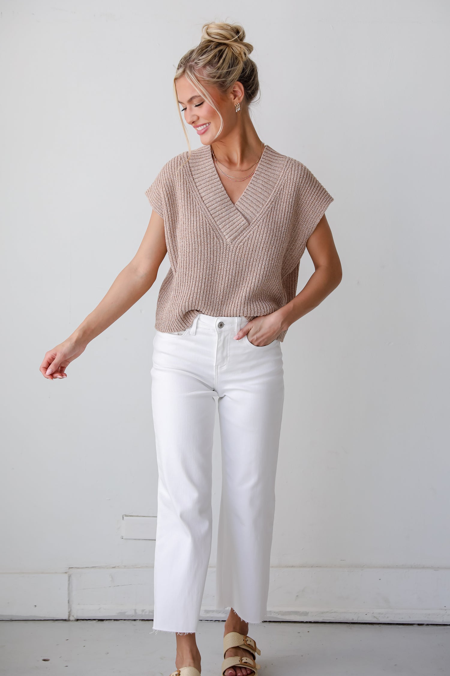 white jeans for spring