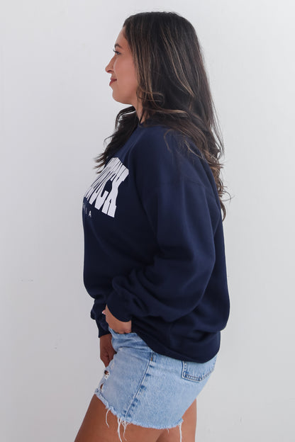 Navy Woodstock Georgia Sweatshirt