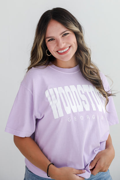 Lavender Woodstock Georgia Tee