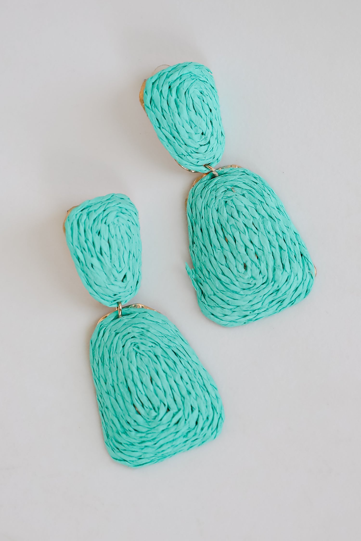 Straw Statement Earrings