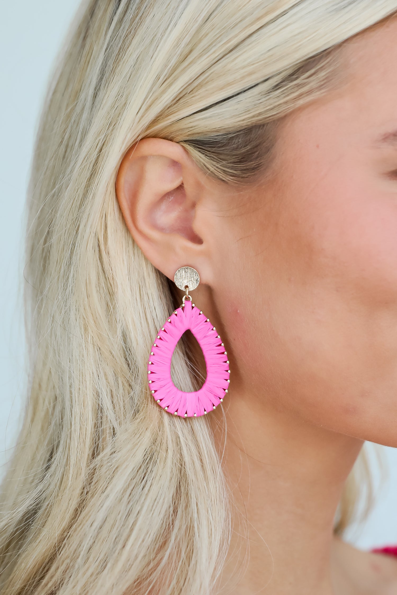 Alexa Straw Statement Earrings