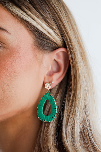 Alexa Straw Statement Earrings