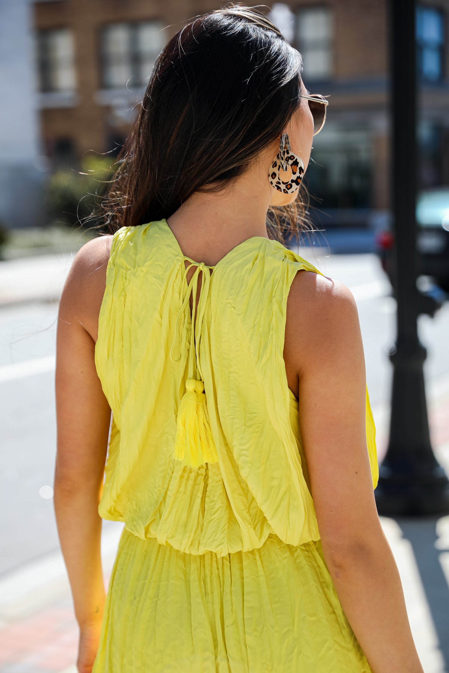 Sweetest Stance Yellow Romper