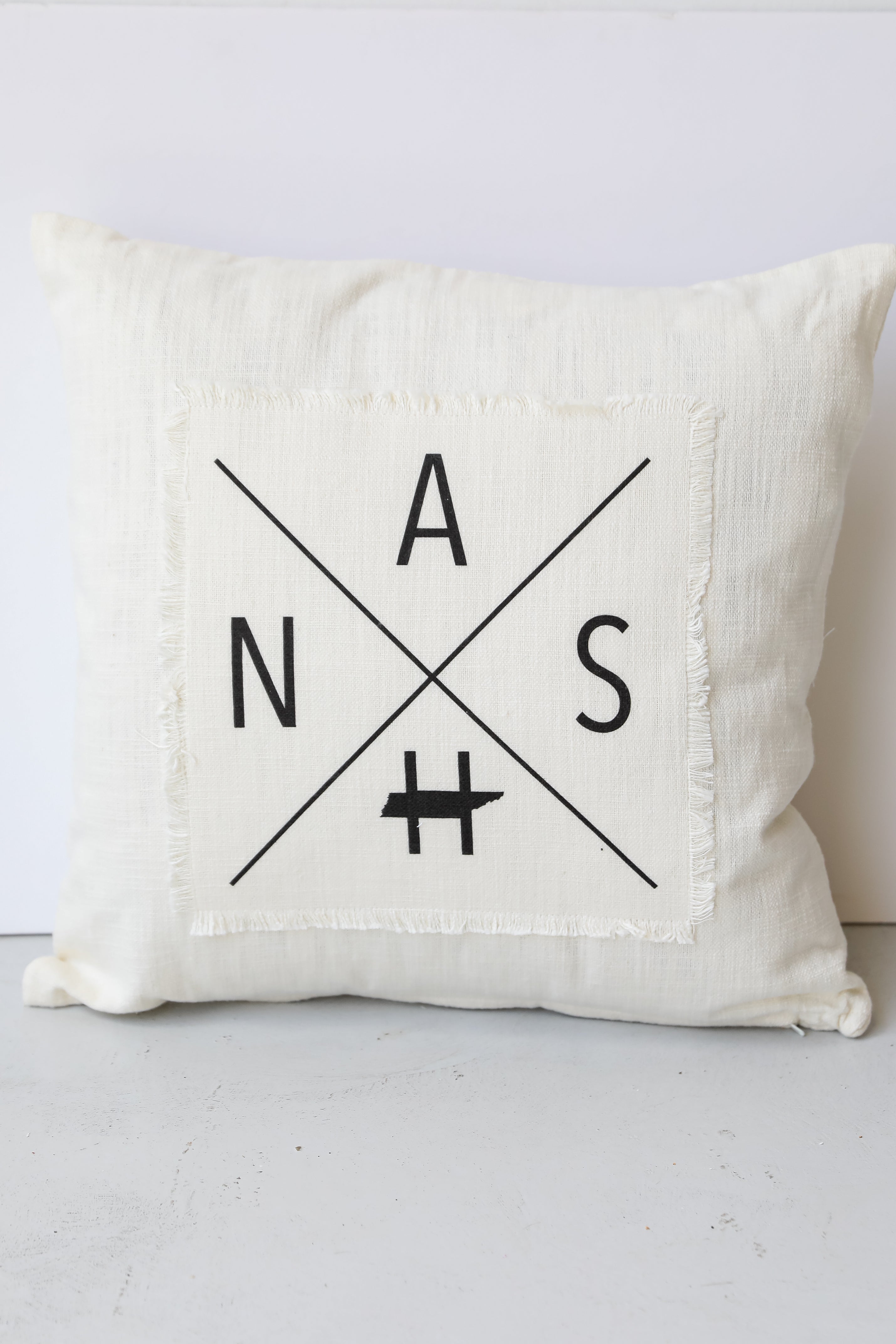 FINAL SALE - Nashville Cross Pillow