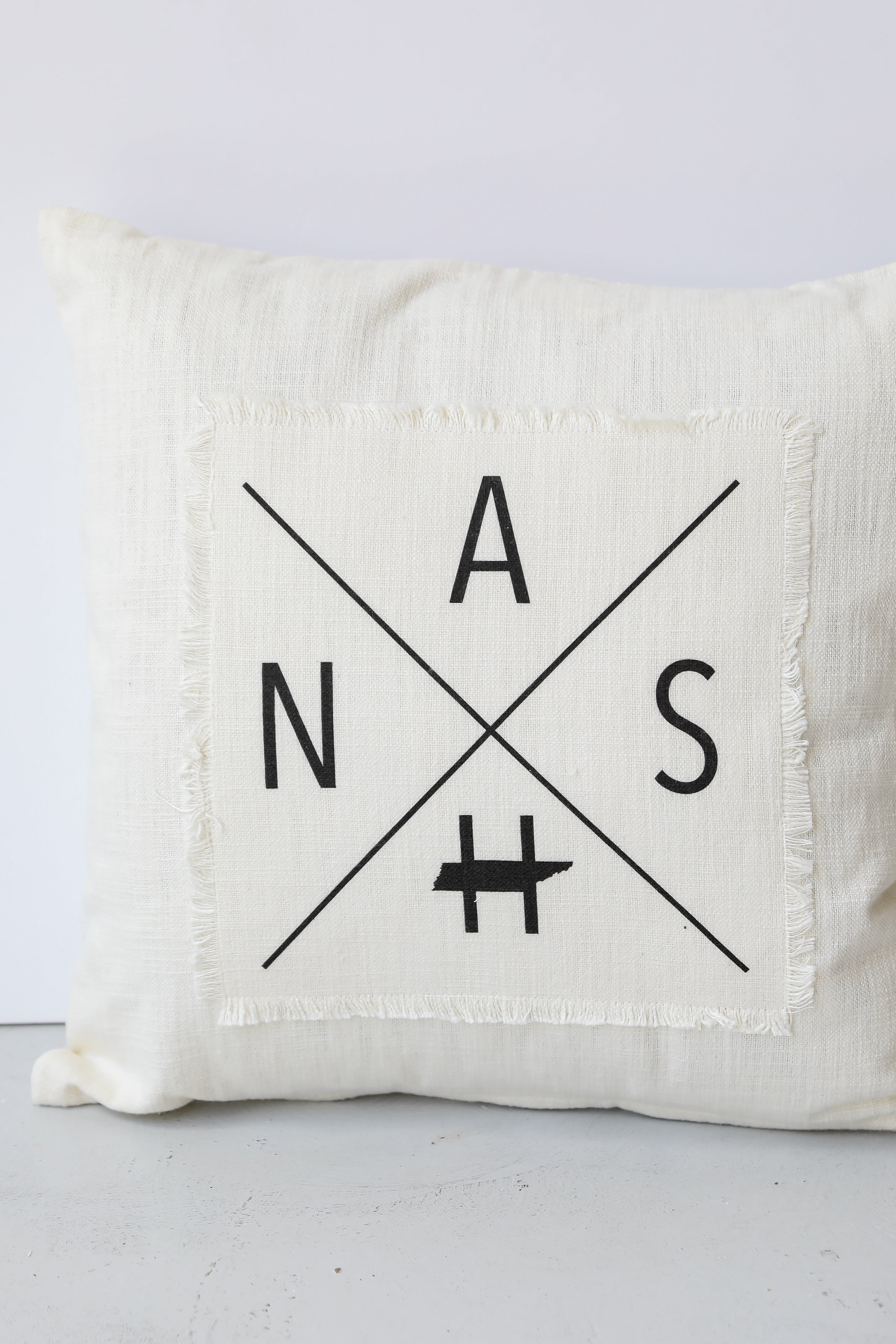 FINAL SALE - Nashville Cross Pillow