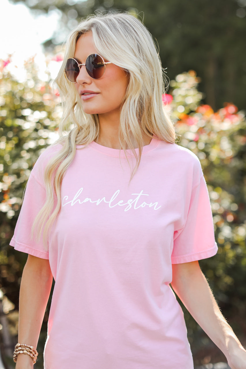 Charleston Script Tee