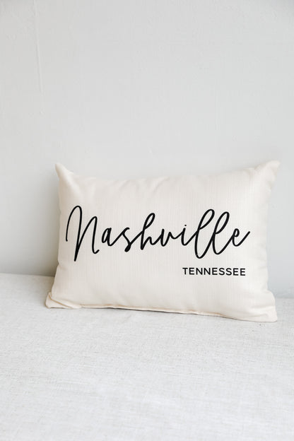 Nashville Script Pillow