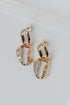 Gold Chainlink Drop Earrings from dress up