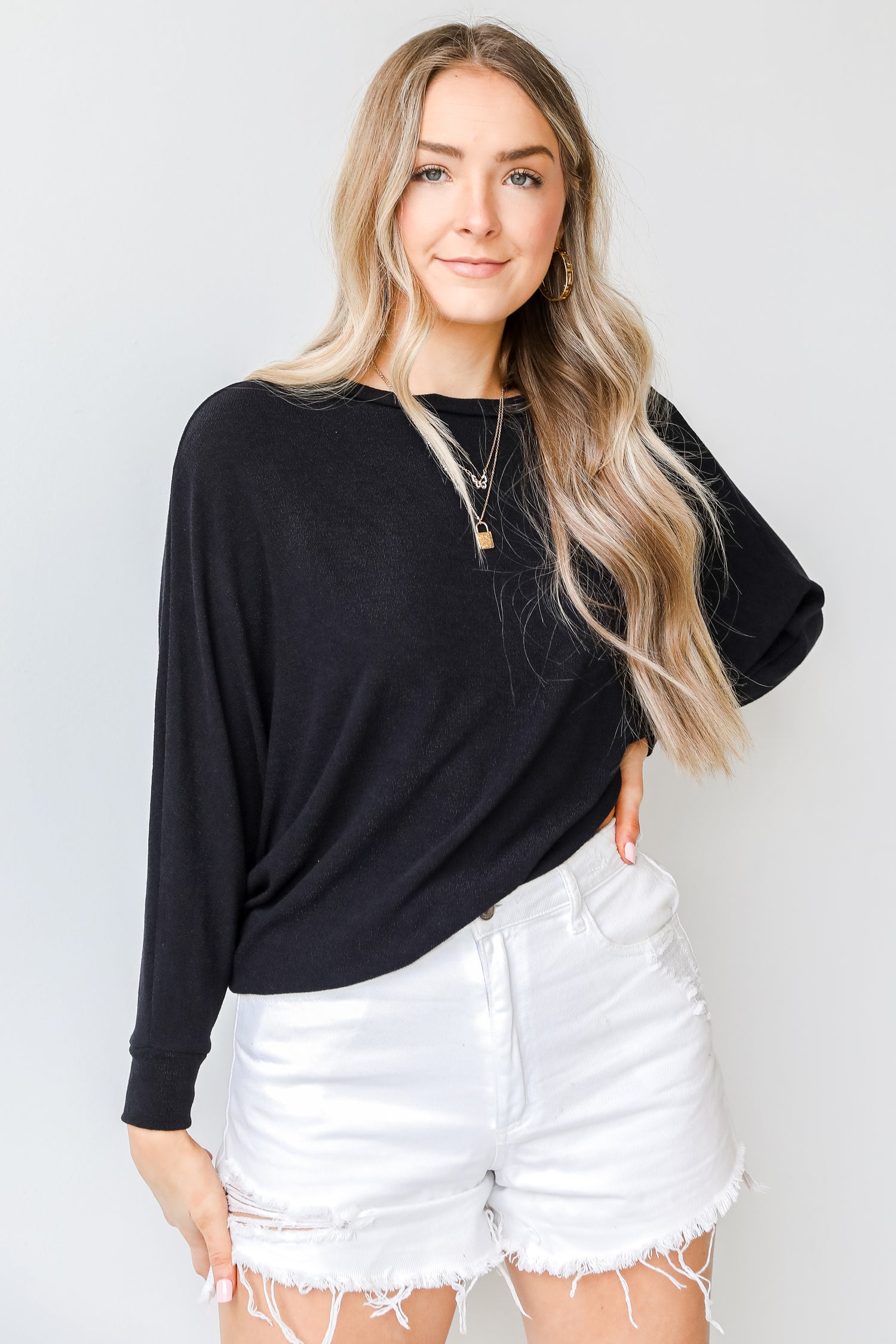 Knit Top in black