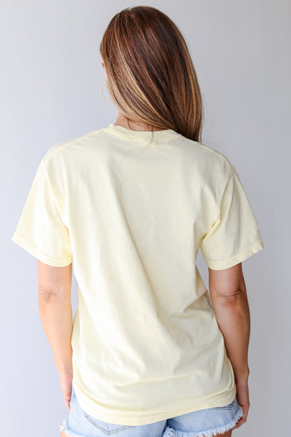 Yellow Nashville Tee back view