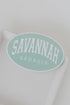 Round Savannah Georgia Sticker